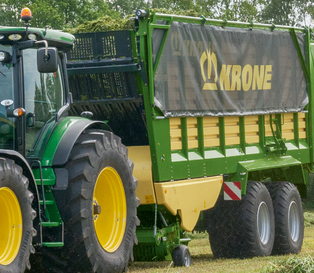 Doppelzweck-Lade- und Häckselwagen ZX