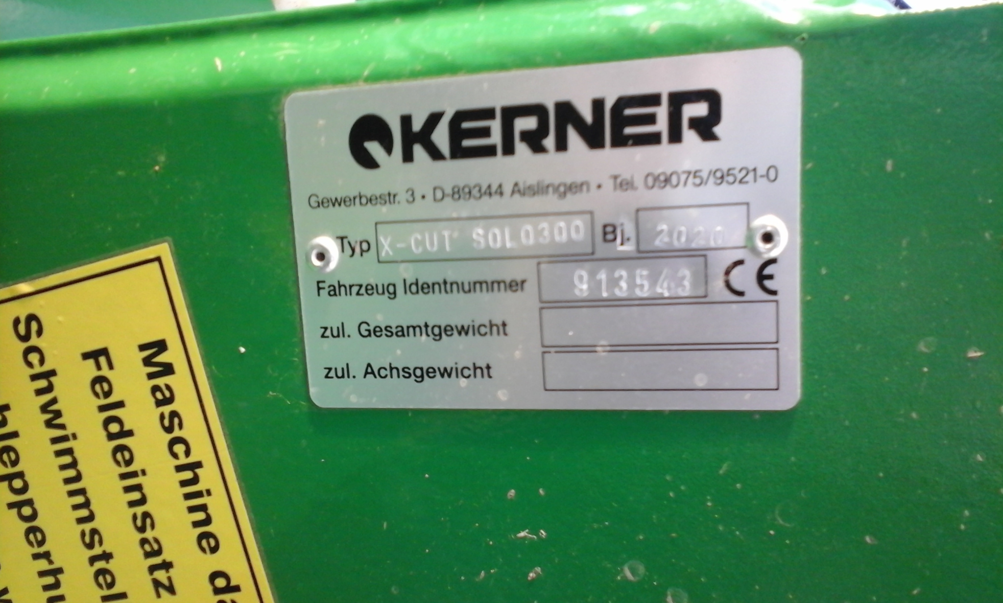 Grubber / Walze / Messerwalze X-CUT SOLO 300 #Kerner