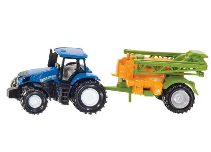 S016685wcwOo1GYOgAL Spielzeug New Holland Traktor mit Feldspritze